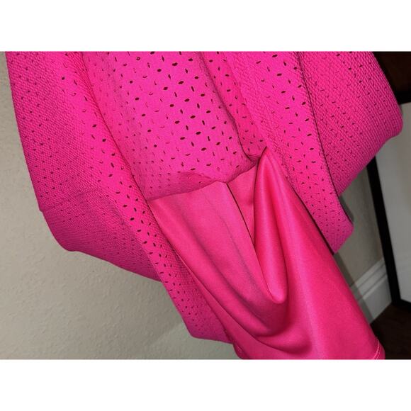 Eliza J Nordstrom Fuchsia Dress 10 Fit Flare New Perforated Lined - Picture 12 of 14